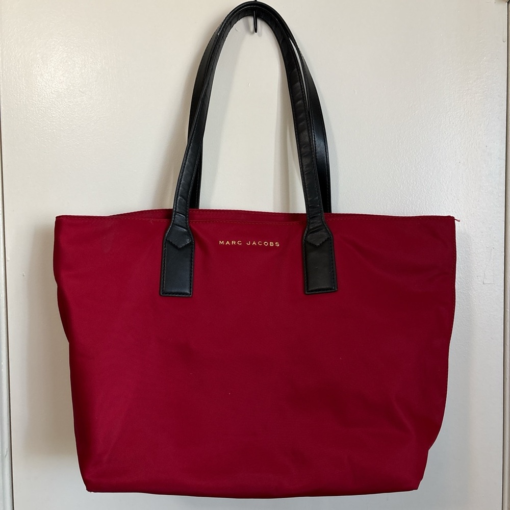Marc Jacobs Red and Black Tote Bag